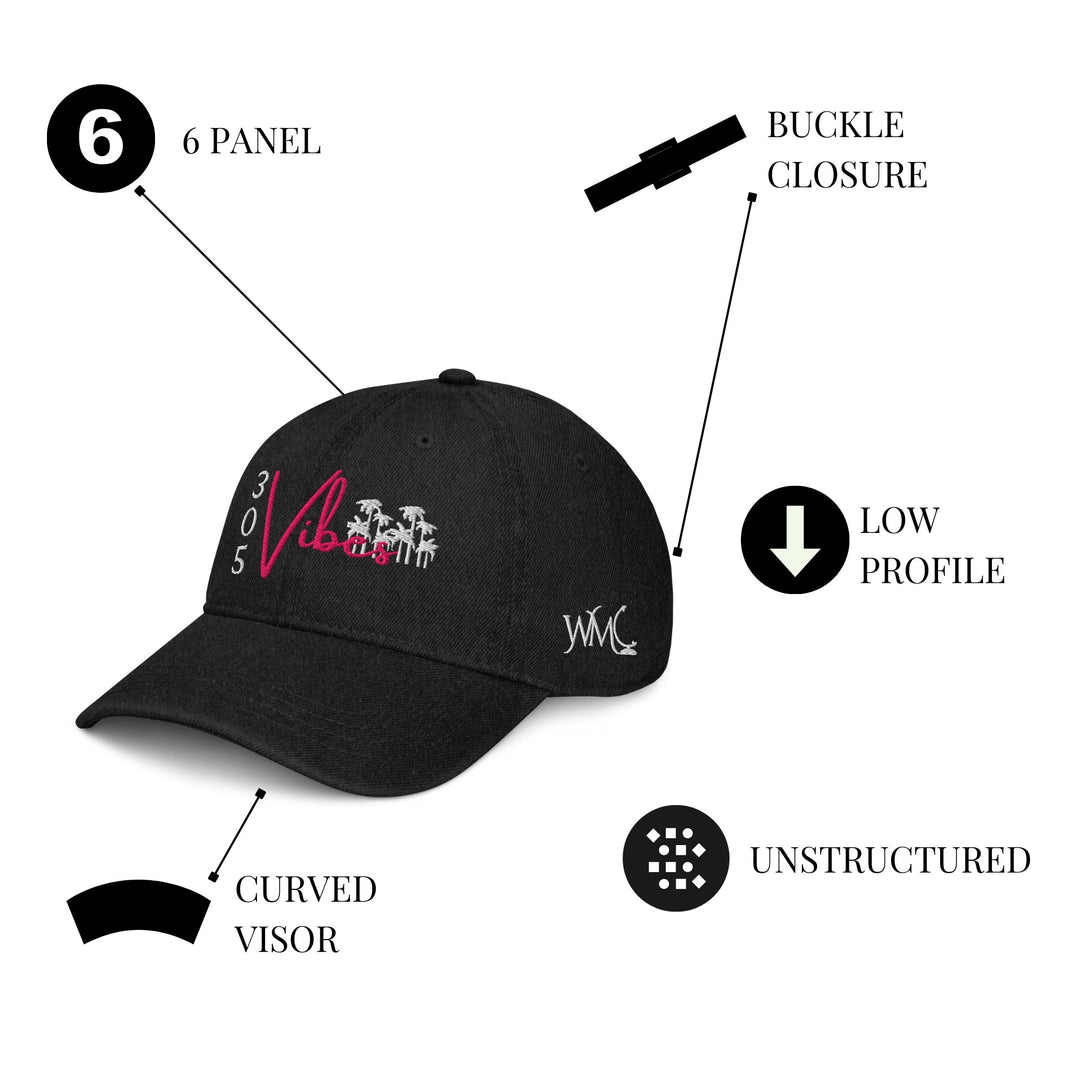 Black Denim 305 Vibes Cap