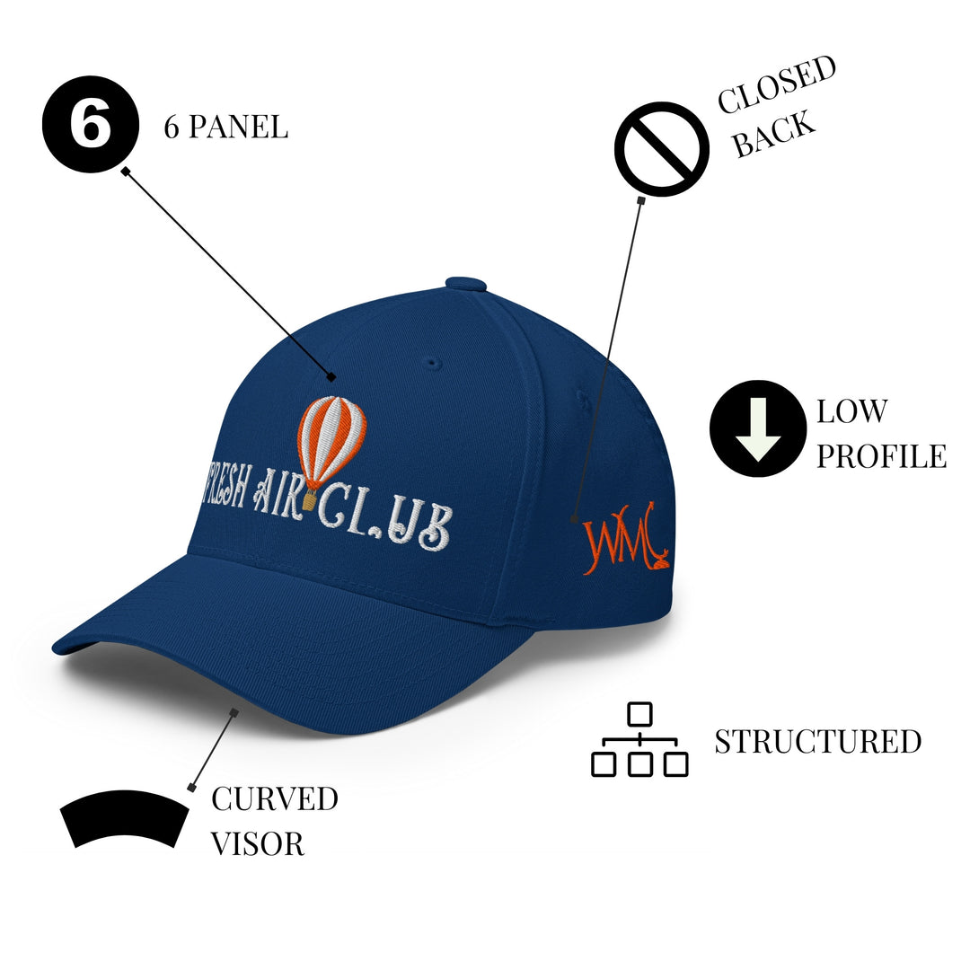 Fresh Air Club Closed Back Cap