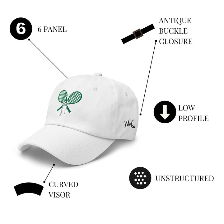 White Tennis Classic Cap