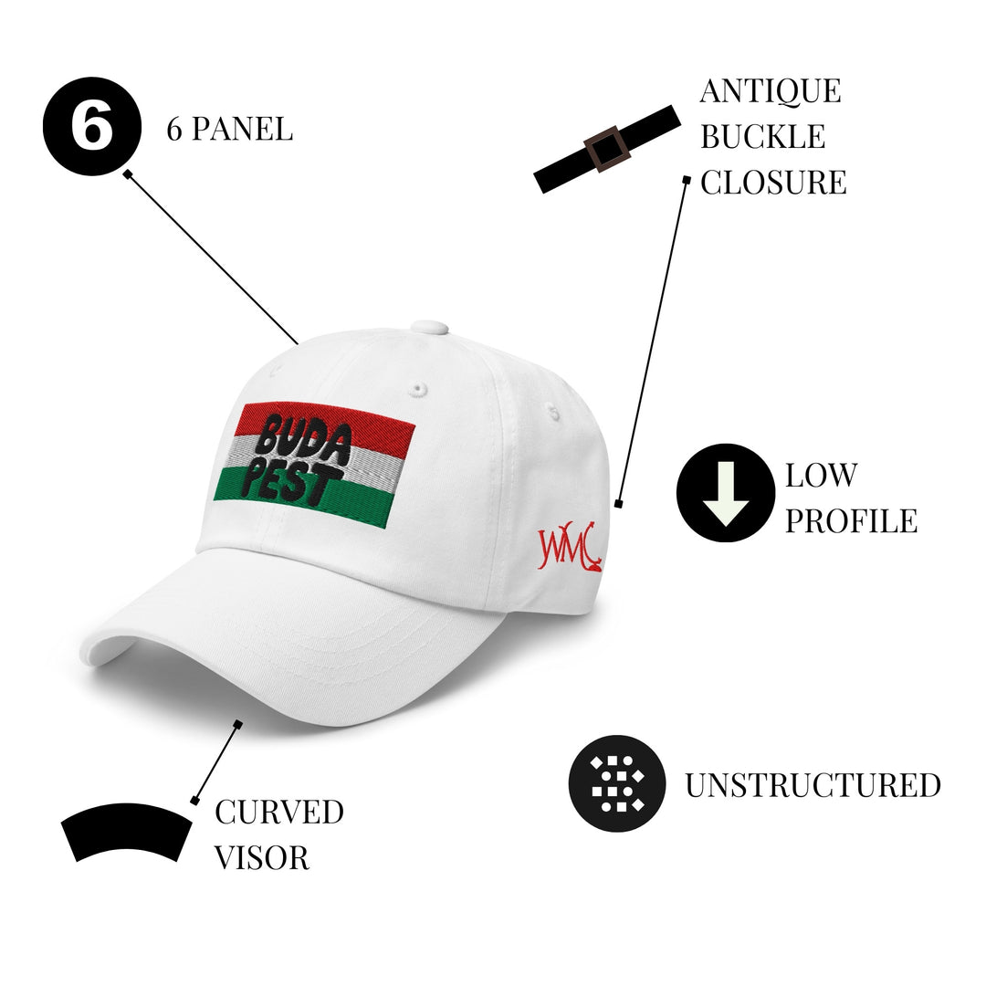 White Budapest Classic Cap