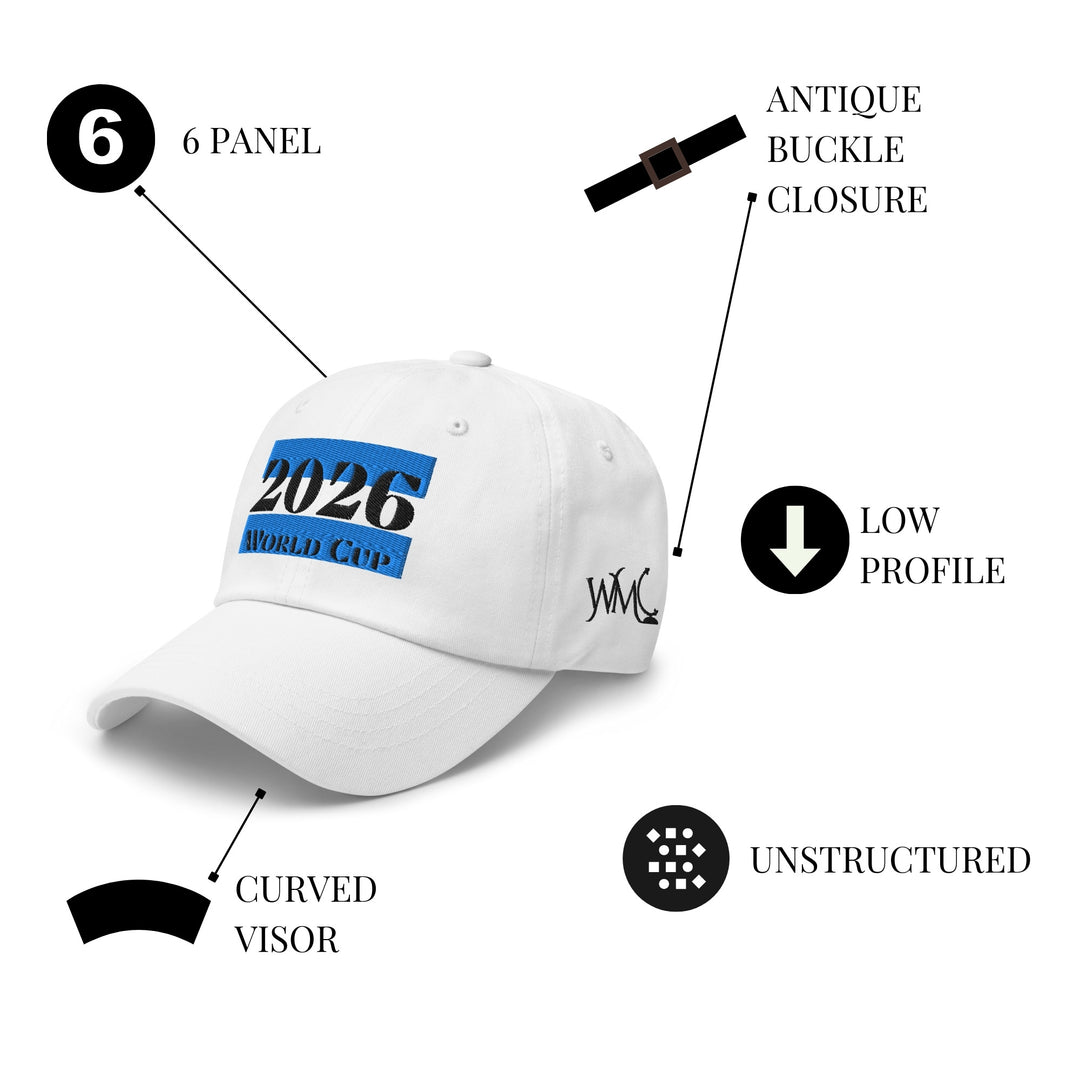 White Argentina World Cup Classic Cap