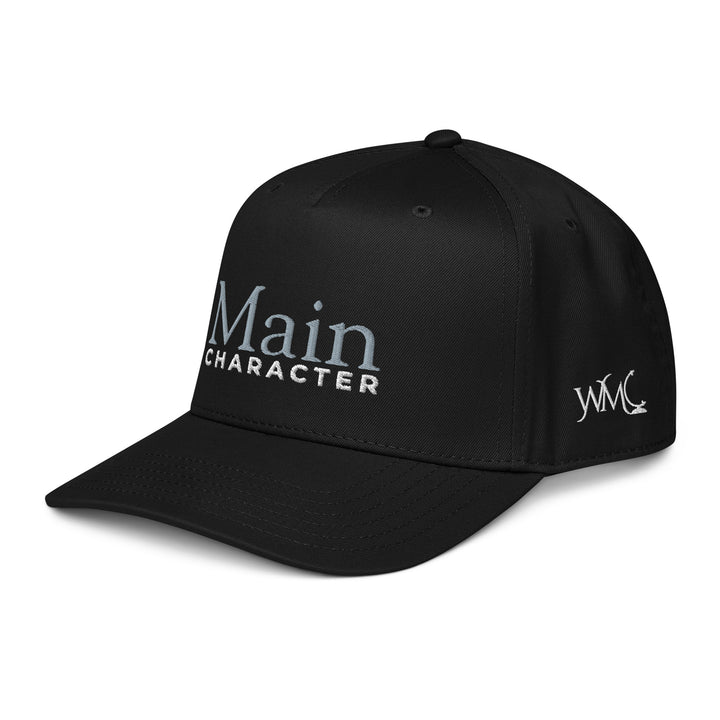 Black "Main Character" 5 Panel Otto Cap