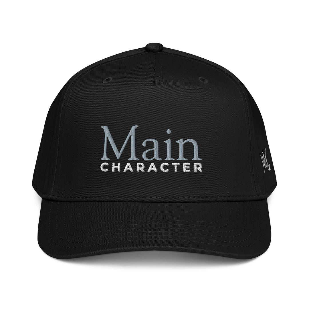Black "Main Character" 5 Panel Otto Cap