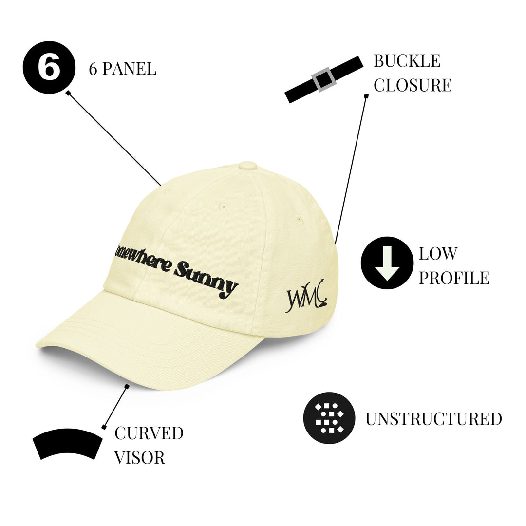 Pastel "Somewhere Sunny" Cap