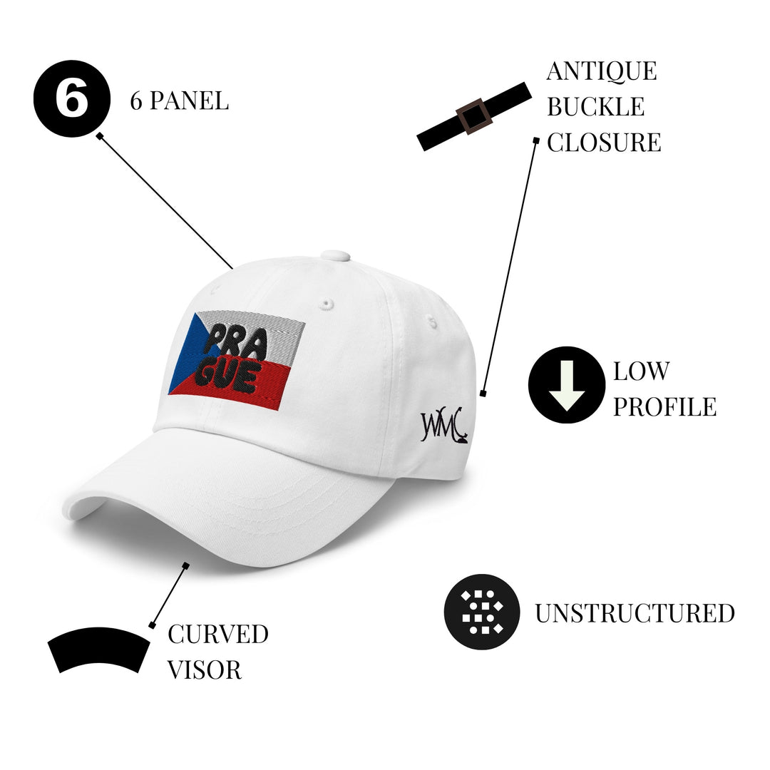 White Prague Classic Cap