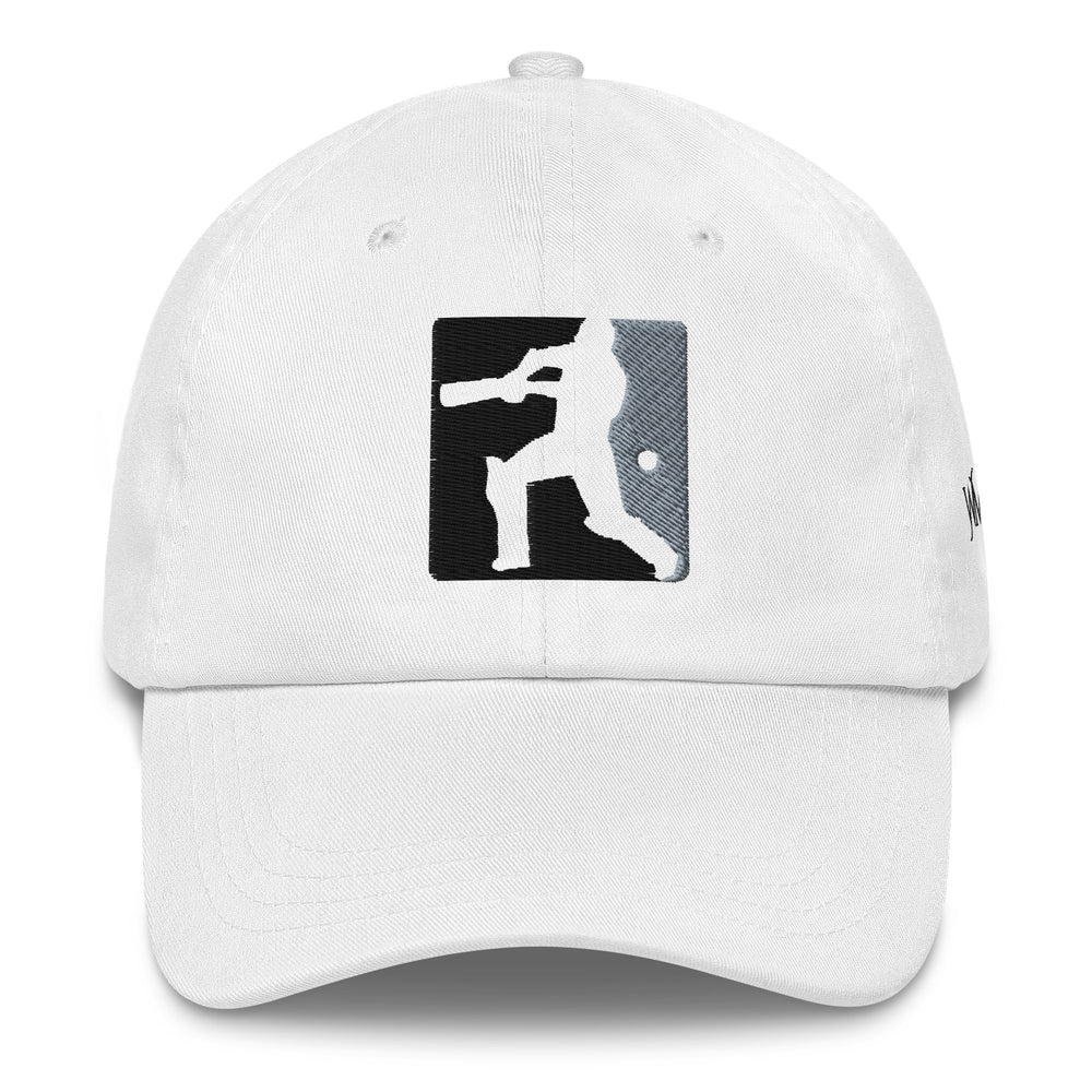White Caribbean and cricket themed classic dad cap with a cricket player embroidered on the front. Great travel accessory for trips to the Caribbean, England, India, Australia, New Zealand just to name a few.