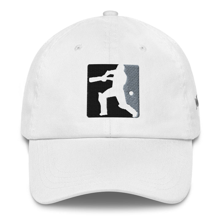 White Caribbean and cricket themed classic dad cap with a cricket player embroidered on the front. Great travel accessory for trips to the Caribbean, England, India, Australia, New Zealand just to name a few.