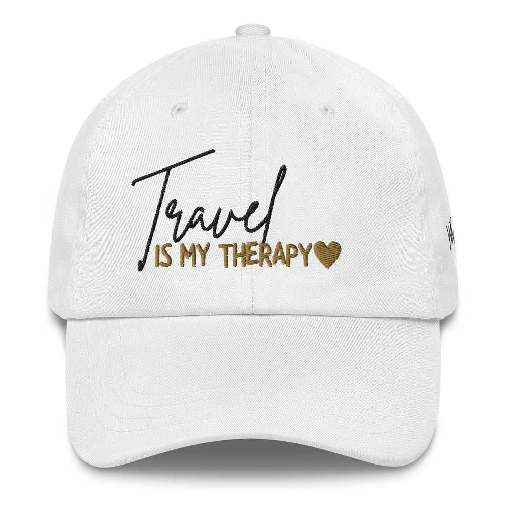 Traveling is often called one of the best forms of therapy because it allows people to step outside of their daily routines and experience life from a fresh perspective. Exploring new places reduces stress, sparks curiosity, and creates a sense of adventure that can lift moods and improve mental well-being. Ths cap is the perfect accessory for those stress reducing trips.